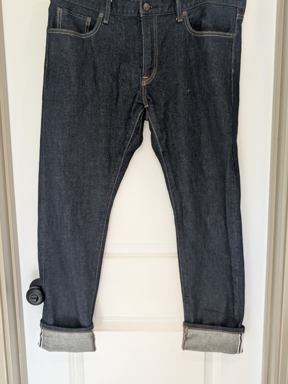 Uniqlo Kaihara Japanese Selvedge Denim Dark Wash 38x32